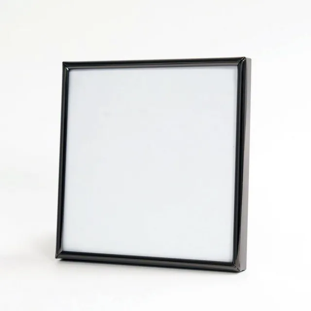 AL Antraciet Hoogglans Fotolijst - 10 x 10 cm zwart hoogglans