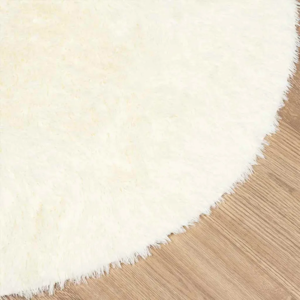vidaXL Hoogpolig vloerkleed NAVARRA 300x200 cm polyester crèmekleurig, foto 4