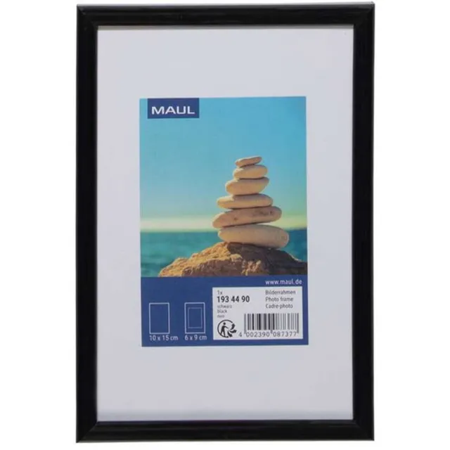 Maul Fotolijsten MAULart kunststof 10 x 15 cm, ca. A6 zwart zwart|wit