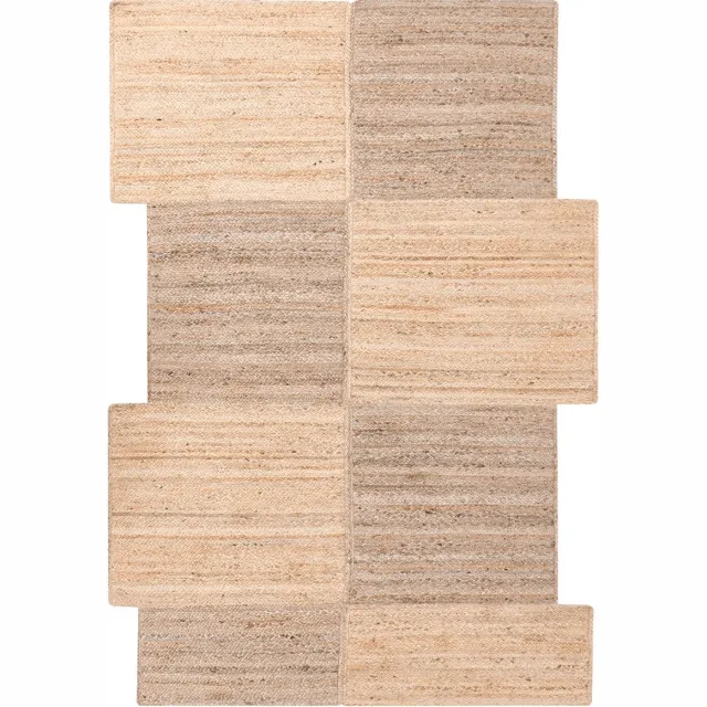 Beliani SANGLI - Vloerkleed - Beige - 160 x 230 cm - Jute