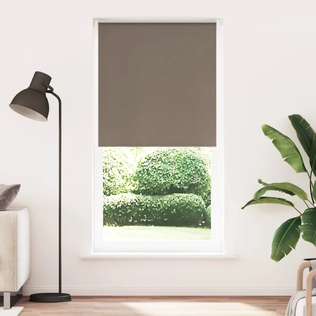 vidaXL Rolgordijn verduisterend koffie 95x230 cm stofbreedte 90,7 cm Bruin