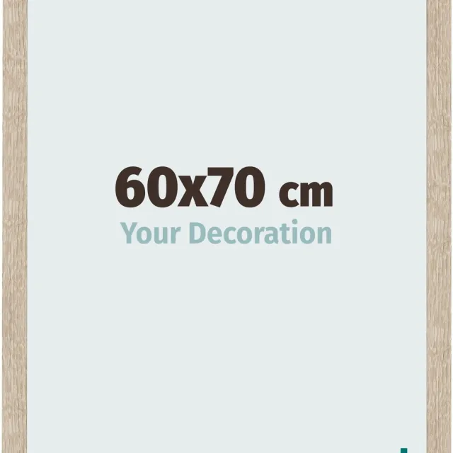 yd. Your Decoration - Fotolijst 60x70 cm - MDF - Sonoma Eiken - Bologna