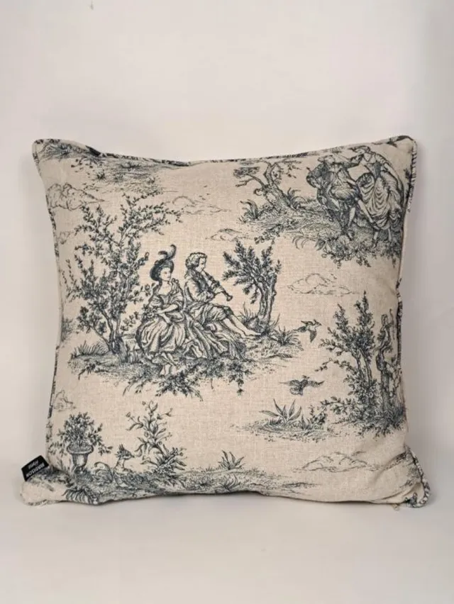 Madison Home Madison sierkussen 60x60cm Toluca Blue Blauw