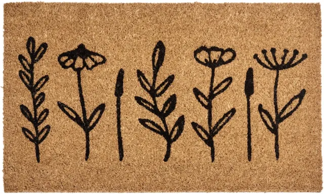 Beliani AGIAK - Deurmat - Naturel - 45 x 75 cm - Kokosvezel Natuurlijk