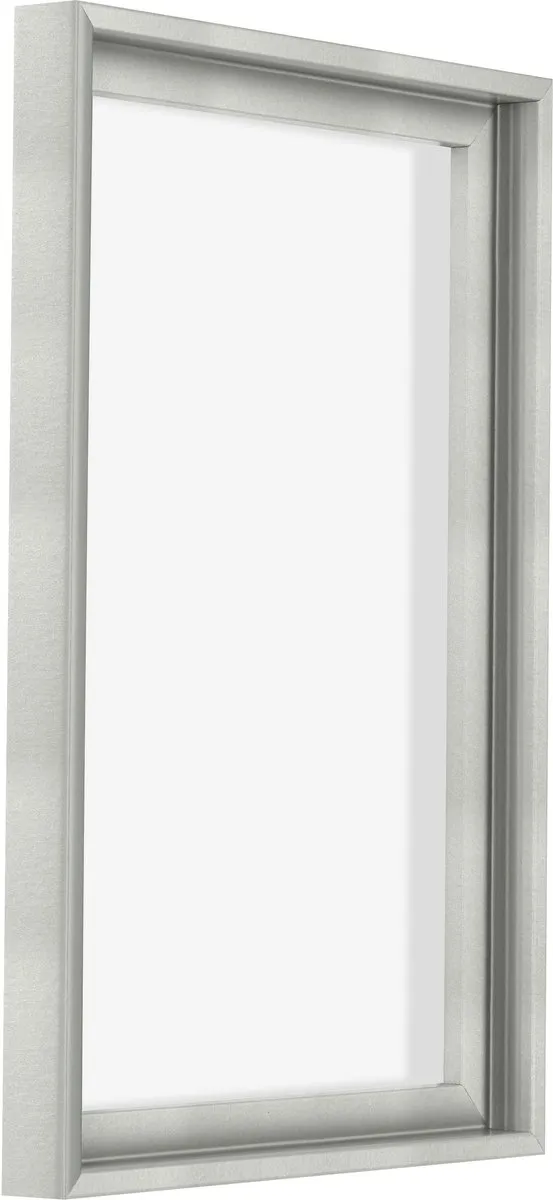 Dutch Frame Factory Baklijst 40x60 cm - Zilver Mat - Geschikt voor Canvasdoek - MDF Baklijst Lausanne