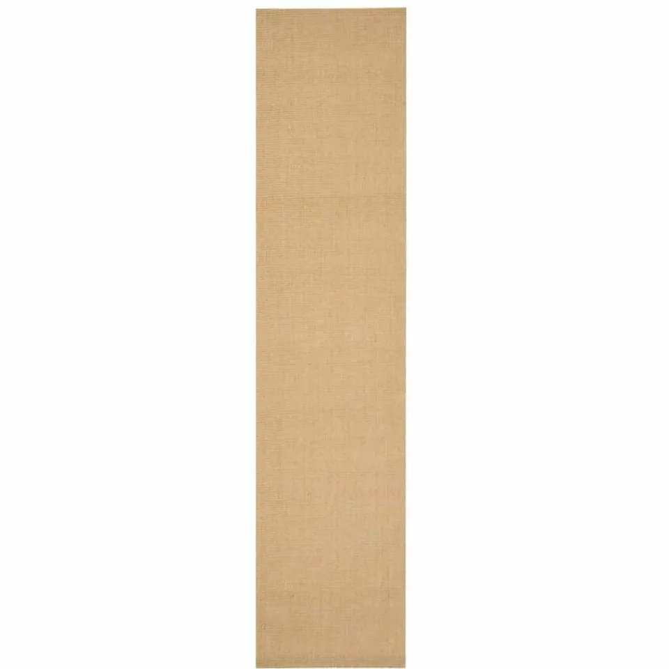 vidaXL Vloerkleed 66x300 cm natuurlijk sisal Bruin