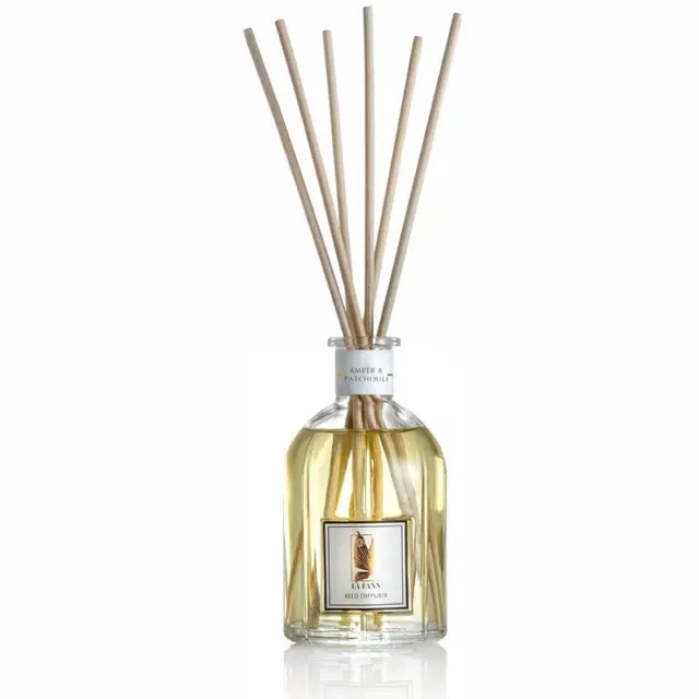La Fann Amber & Patchouli Geurstokjes 250 ml - Kamergeur - Heerlijke Geurverspreider
