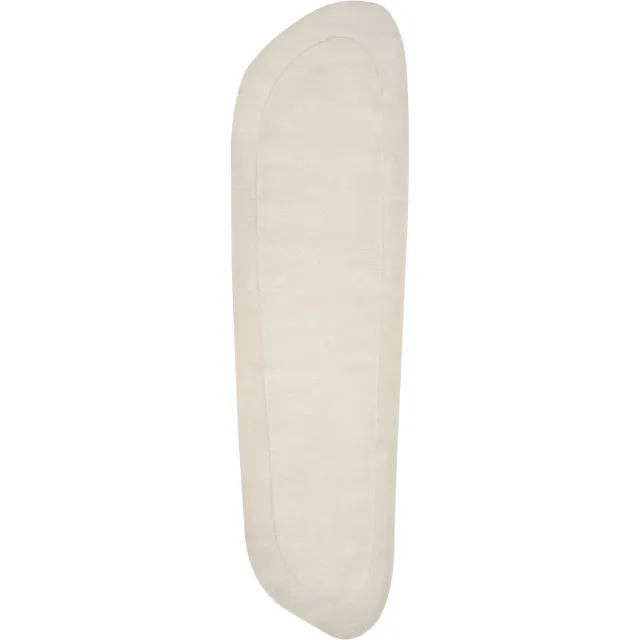 Beliani BERANI - Vloerkleed - Lichtbeige - 80 x 250 cm - Viscose