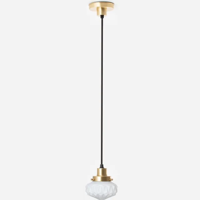 Coloured by Art Hanglamp aan snoer Eternal Star 20's Messing - Art Deco Trade