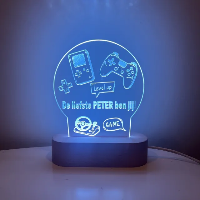 Stars 4 you LED lamp liefste PETER | games | liefste peter | peter vragen | peter worden | peetoom vragen | peettante worden | cadeau | geschenkdoos | giftbox | ellerliefste peter