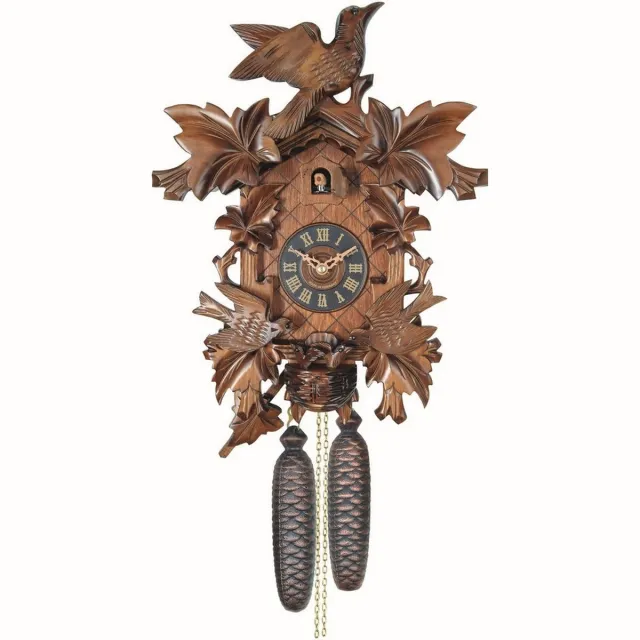 Engstler 637 - Koekoeksklok - 1-daags ketting uurwerk meerkleurig