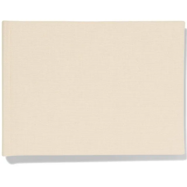 HEMA Fotoboek 18x24 linnen ecru (gebroken wit)