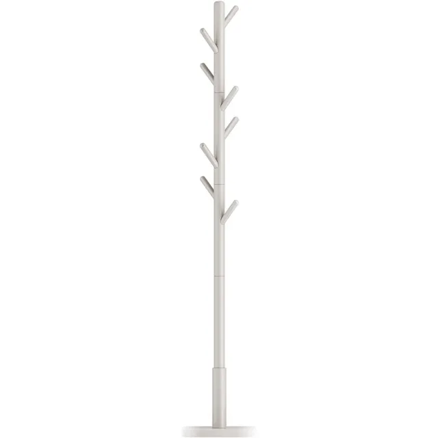 Songmics Kapstok - Boomvormig - Van Rubberhout – 175cm hoog - Bruin Beige