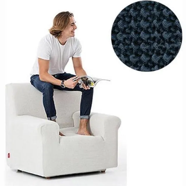 Belmarti Milos meubelhoes voor fauteuil Marineblauw - 70-110cm