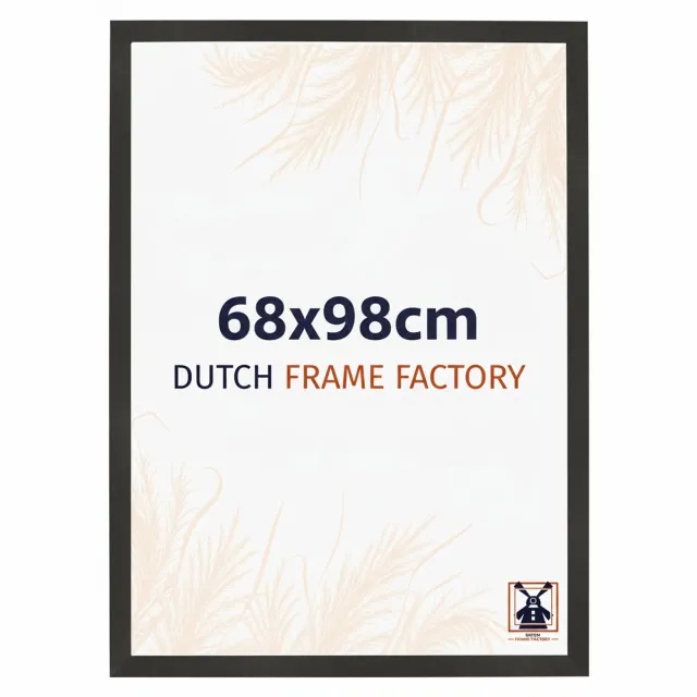 Dutch Frame Factory Fotolijst 68x98 cm - MDF - Zwart Mat - Benno