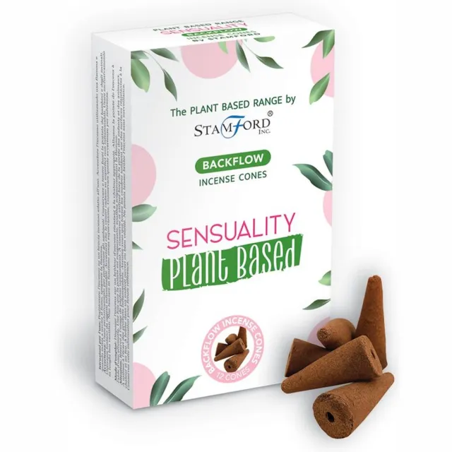 Stamford Plantaardige Backflow Wierook kegels - Sensualiteit