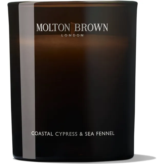 Molton Brown Coastal Cypress & Sea Fennel 190 gr Geurkaars Naturel