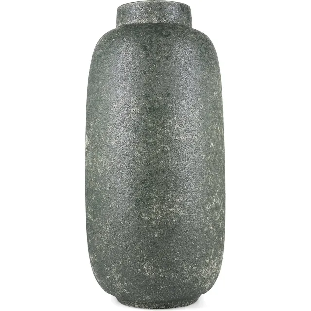 Fameilleur vaas 23,5xH49,5cm groen Bullet - keramieken decoratieve bloemenvaas, voor bloemen, takken en droogbloemen, woondecoratie voor modern interieur, mooi als cadeau