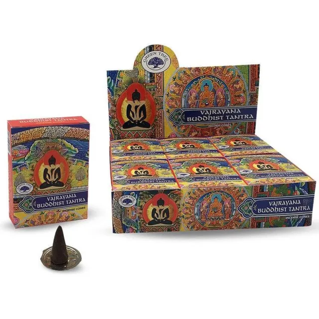 Green Tree Kegelwierook Buddhist Tantra - 10St Bruin