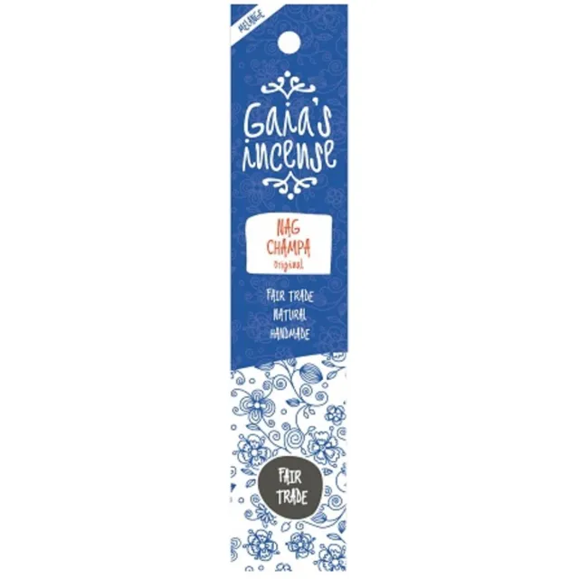 Ruben Robijn Nag Champa Gaia's incense Blauw