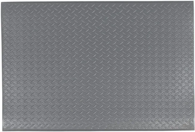 base + Anti vermoeidheidsmat Economic Diamond 90x150cm Grey Grijs