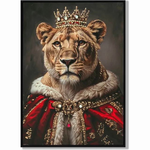 Damn Schilderij 50x70cm royal lion multi