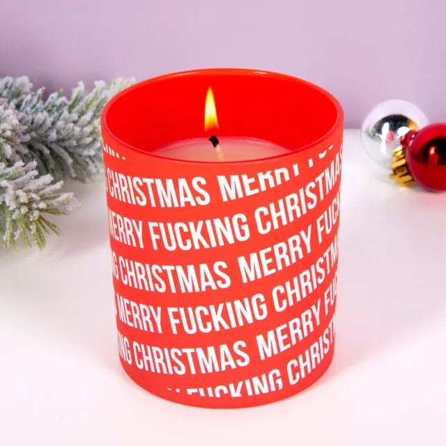 Fisura Merry Fucking Christmas Kaars van Fisura Wit