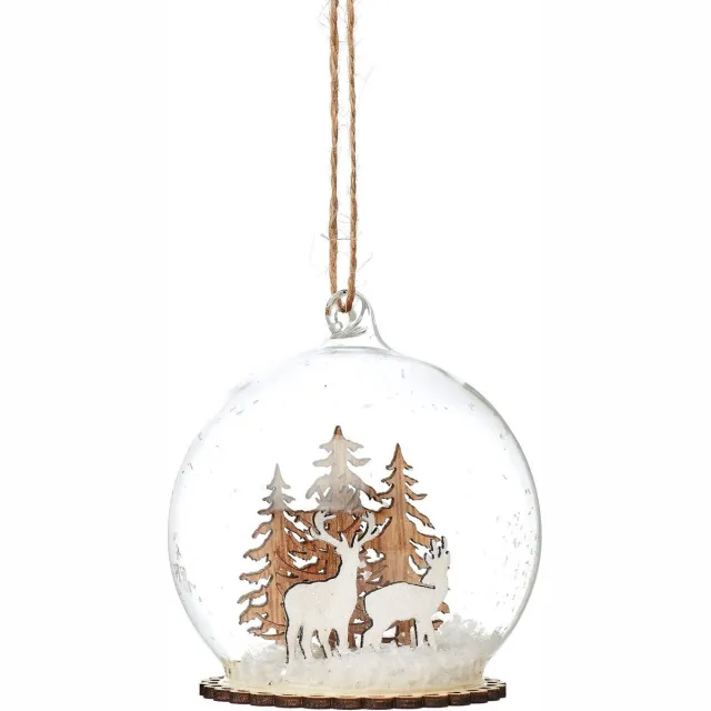 Sass & Belle Hert kerstbal - Sass & Belle Multi
