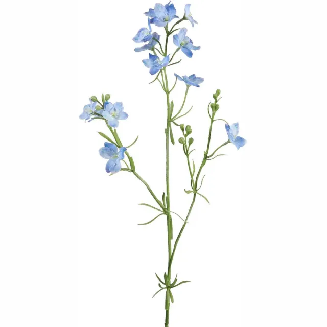 Viv! Home Luxuries Ridderspoor - zijden bloem - blauw - 85cm