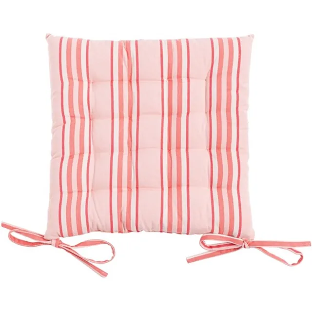 Linen & More Multi Stripe Roze Mattress | 40 X 40 | Sierkussen Voor Woonkamer Of Slaapkamer