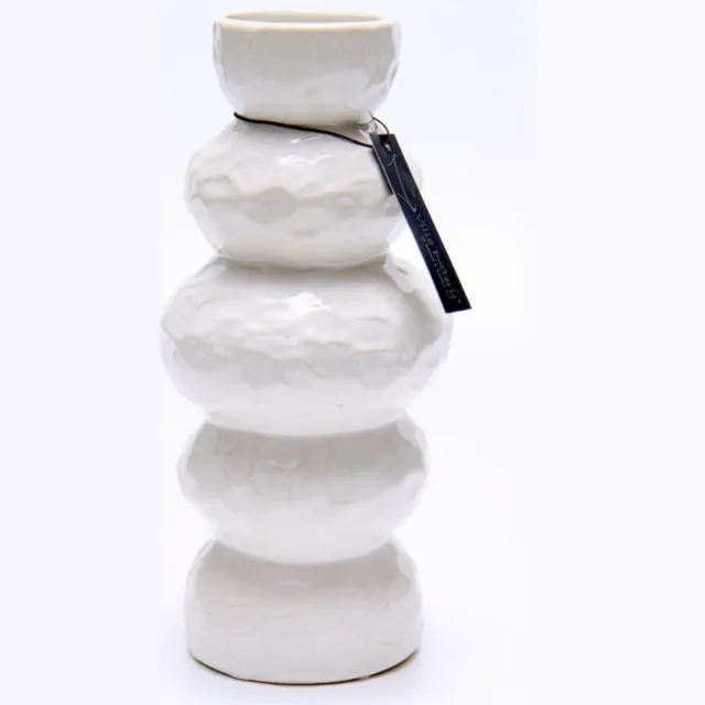 Villa Pottery Vaas - Villa Pottery - Decoratie - Woondecoratie - Keramiek - Berber 6_2 white Wit