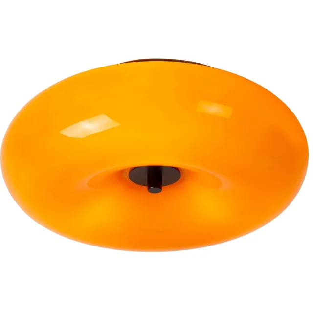Lucide SENTINO - Plafonnière - Ø 30 cm - 3xG9 - Oranje