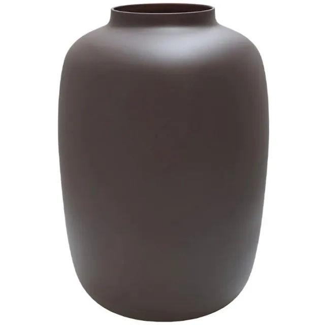 Vase The World Vaas - Matt Earth - glas zwart