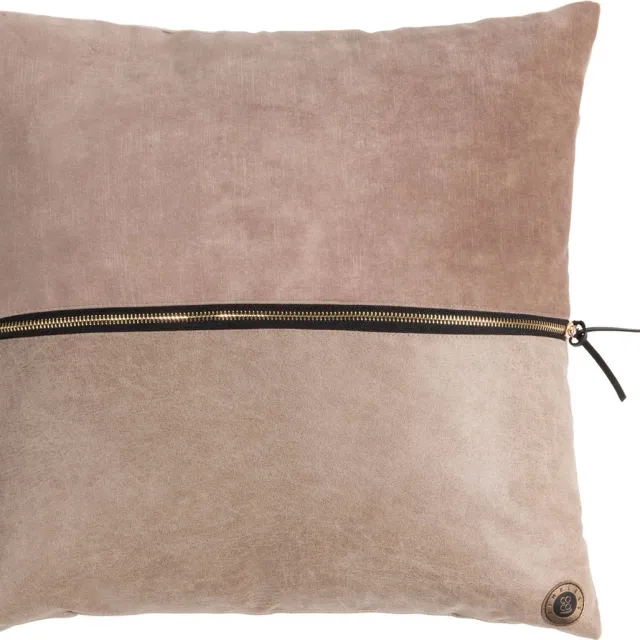 Kubus Wonen Sofia sierkussen Timeless collectie 45x45 cm camel kleur 47441-CAM Coco Maison DecoZit kussens