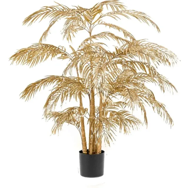 Emerald Kunstplant Areca Palm Goud 200cm - Kunstplant voor binnen