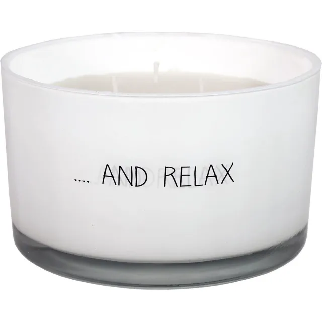 My Flame Geurkaars And Relax sojakaars Wit