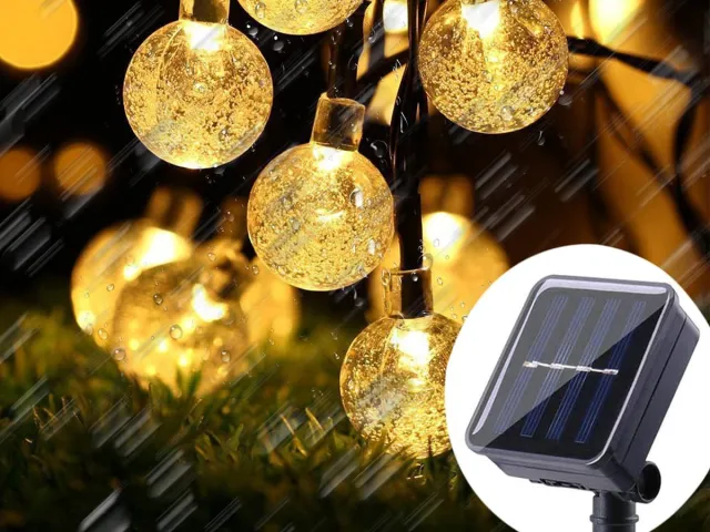 Xd Xtreme Solar bulbs tuinverlichting - tuinsnoer - tuinslinger - ENERGIEBESPAREND - party verlichting tuin - feestverlichting - zonne-energie lampjes