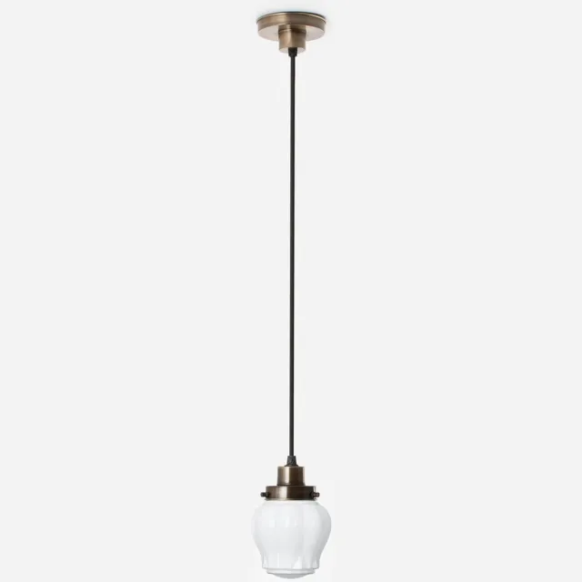 Coloured by Art Hanglamp aan snoer Eden 20's Brons - Art Deco Trade