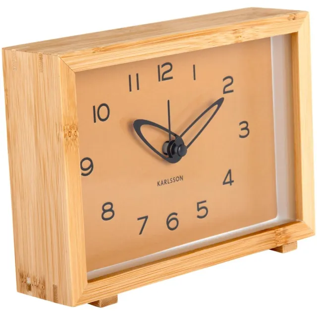 Karlsson Wekker Tipico - Geel - 19x19x13.8cm - Modern - Wekker voor slaapkamer - Wekkers