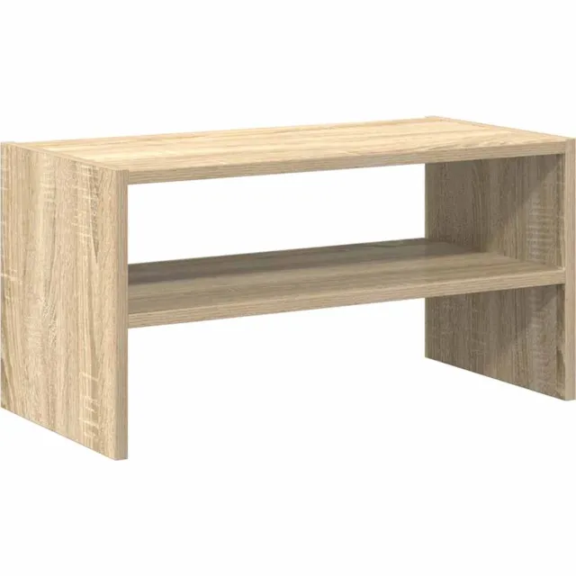 vidaXL Schoenenrek - stapelbaar - 60x30x30,5 - cm - sonoma - eikenkleurig sonoma eiken