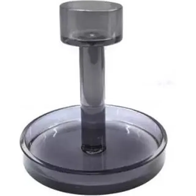 Home Society Candleholder XL - Moos - M - Kandelaar - Glas Grijs