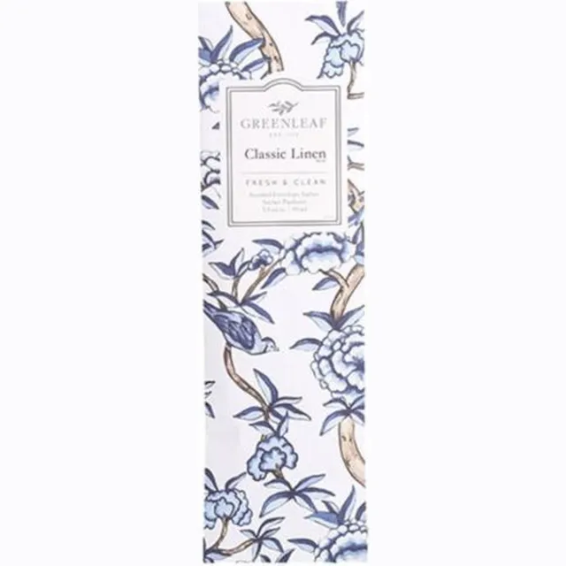 Greenleaf Geurzakje Classic Linen 20 Cm Hout Blauw