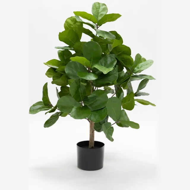 PrettyPlants Ficus Kunstplant 90cm groen