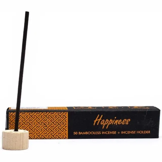 Yogi & Yogini naturals Kruidenwierook zonder bamboe met houder Vreugde 34 g (per stuk) Meerkleurig