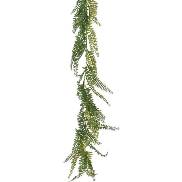 Everlands Planten slinger - varen - kunstplant - groen - 180 cm