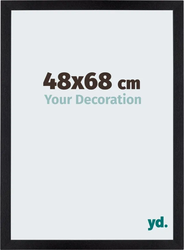 yd. Your Decoration - Fotolijst 48x68 cm - MDF - Zwart Mat - Mura
