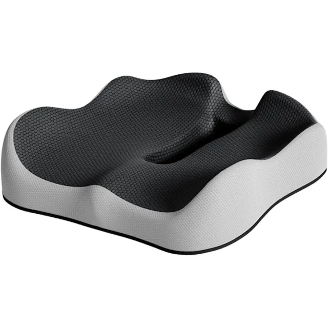 lyh Ergonomisch Zitkussen Auto en Bureaustoel - Hoogte 10 cm - Traagschuim - Open Midden - Zwart