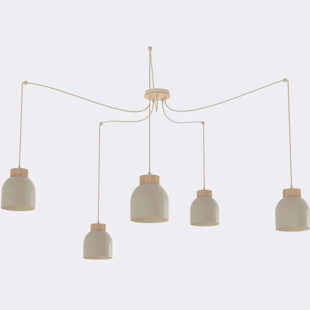 clevora Emibig KRU 5 MOKKA - Scandinavische hanglamp voor een sfeervolle ambiance