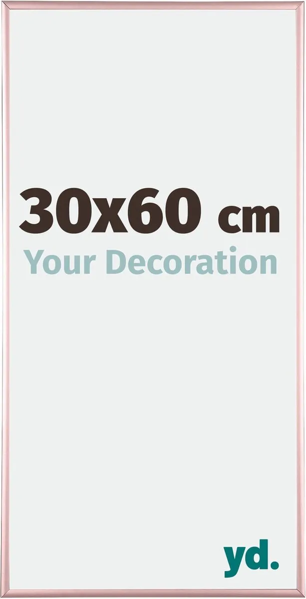 yd. Your Decoration - Fotolijst 30x60 cm - Aluminium - Koper - Kent