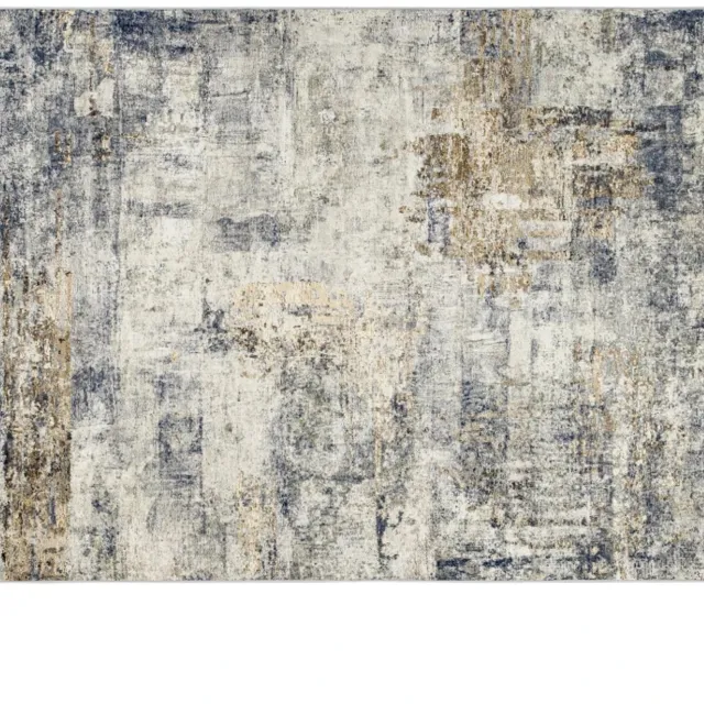 ZYLARO Woonkamertapijt - Polyester - Modern artistiek patroon - Wasbaar - Grijs